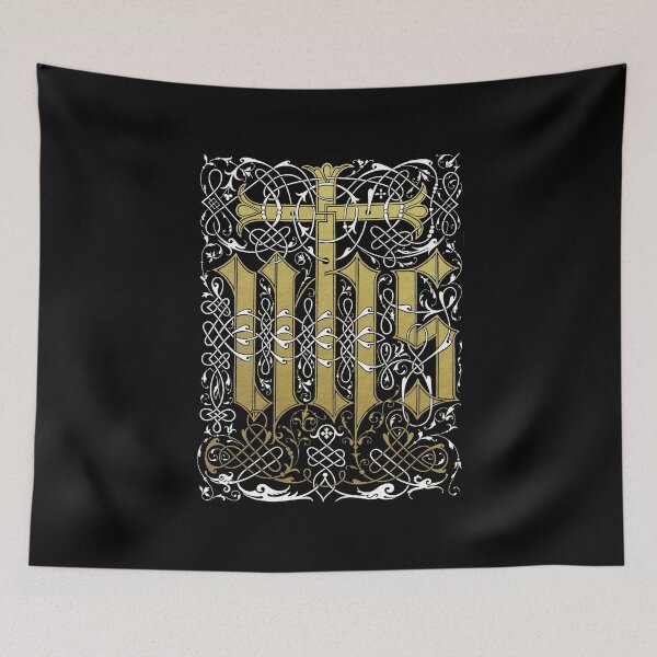 Item preview, Fancy Scrollwork Vintage IHS Christogram designed and sold by Pixelchicken.