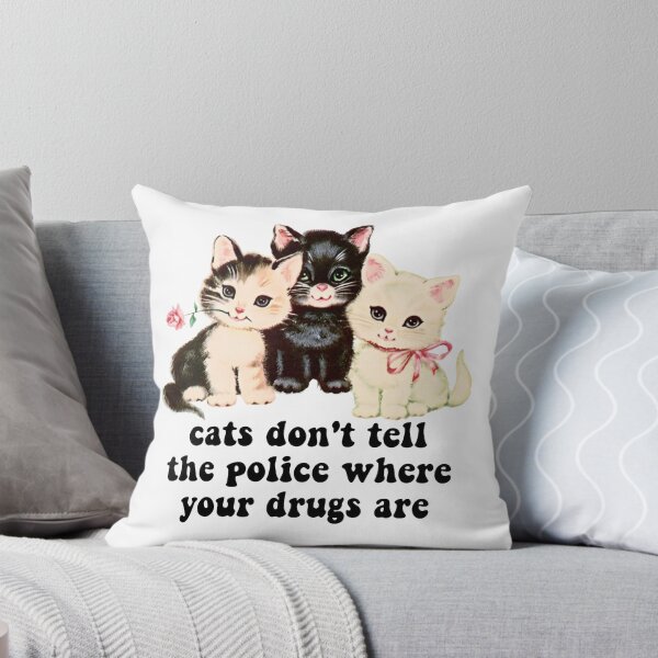 Artikelvorschau, Katzen sagen der Polizei nicht, wo Ihre Drogen sind entworfen und verkauft von williamsethan.