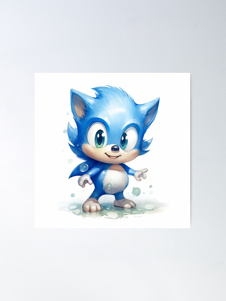 Sonic Chaos Poster Print Sonic Cover Gaming Posters 4 