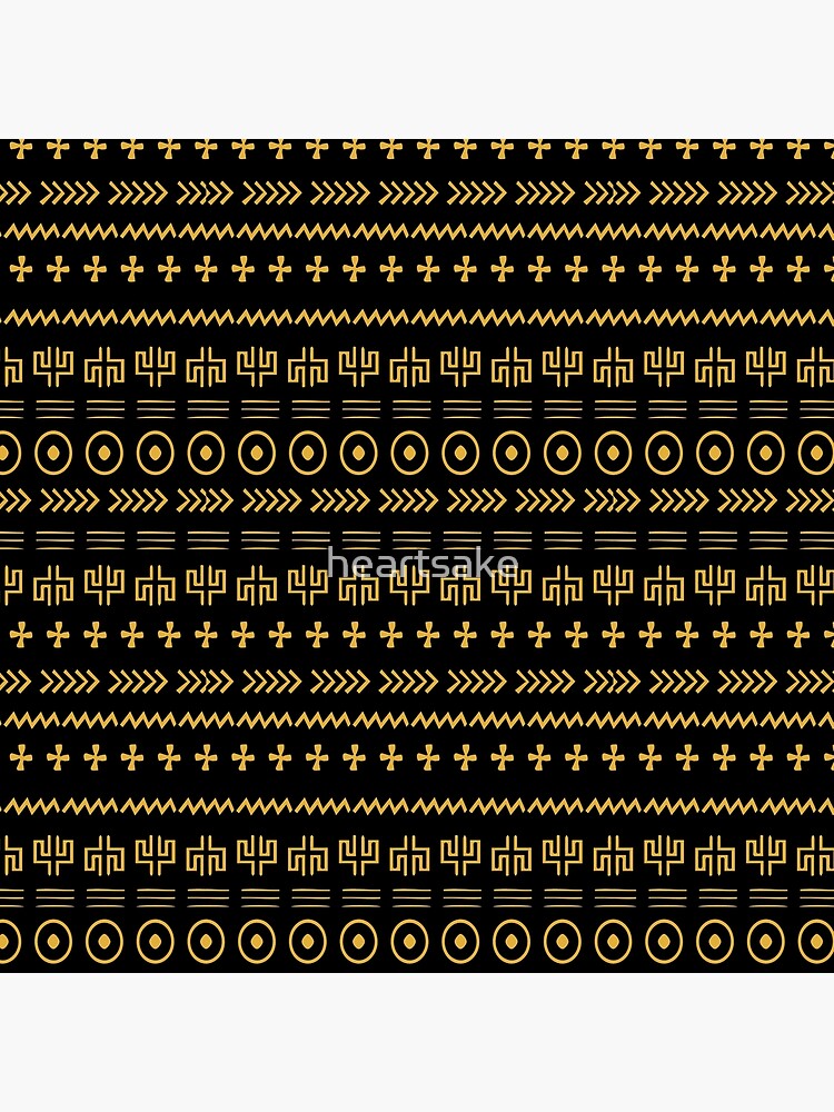 Thumbnail 3 of 3, Throw Pillow, Modern African Mudcloth Pattern designed and sold by heartsake.