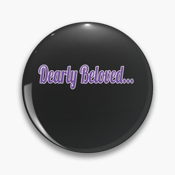 Item preview, Dearly Beloved Purple  80'S Retro 1980'S Fun designed and sold by AdorleeTrucho.
