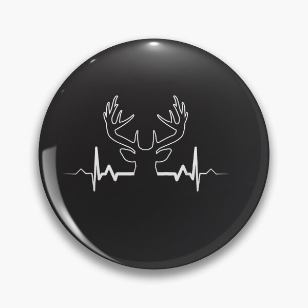 Item preview, Deer Heartbeat - Hunting Antler Deer Hunter Gift  designed and sold by AdorleeTrucho.