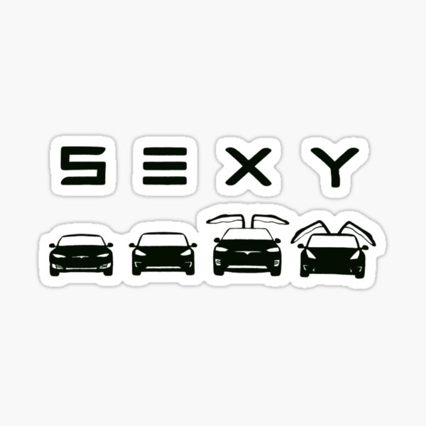 Sexy Tesla Stickers for Sale