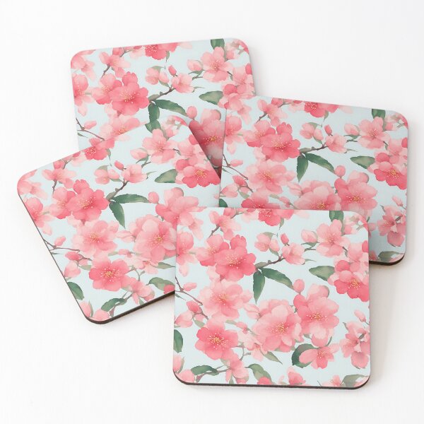 Item preview, Cheery Blossom flowers in watercolor  designed and sold by humairadesigns1.
