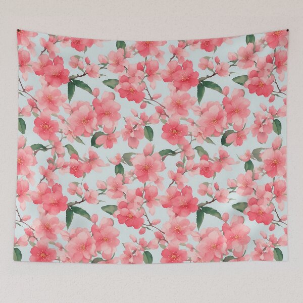 Aperçu de l'œuvre Fleurs de fleurs gaies à l'aquarelle créée et vendue par humairadesigns1.