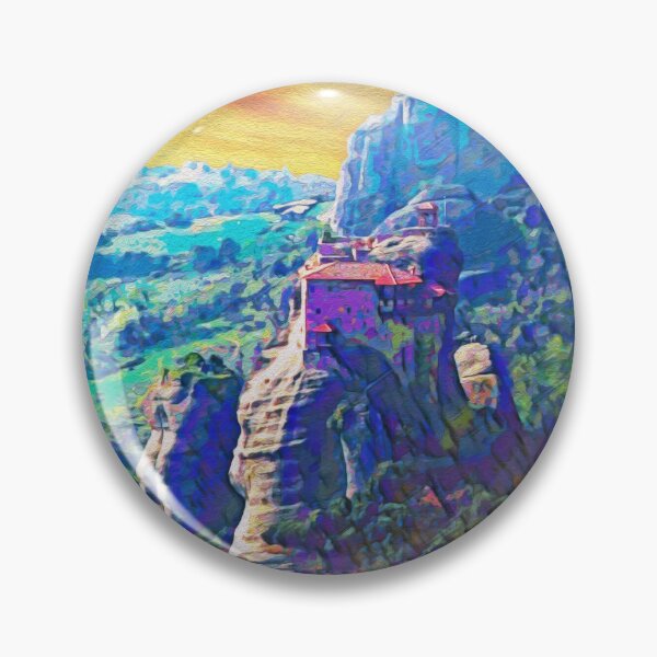 Item preview, METEORA MONASTERY  designed and sold by ArtbyRolleen.