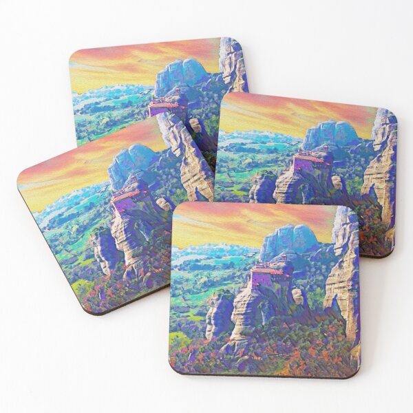 Item preview, METEORA MONASTERY  designed and sold by ArtbyRolleen.