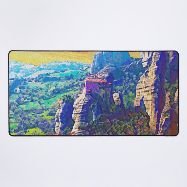 Item preview, METEORA MONASTERY designed and sold by ArtbyRolleen.