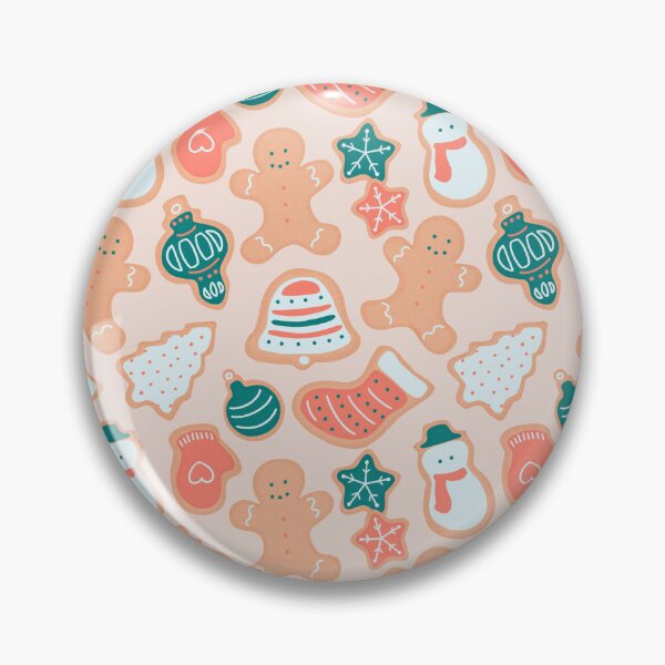 Item preview, Pink Christmas Holiday Cookie Pattern designed and sold by beestonestudio.