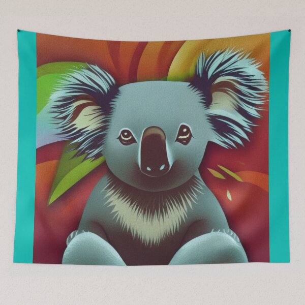 Item preview, Young Koala Portrait designed and sold by likbatonboot.