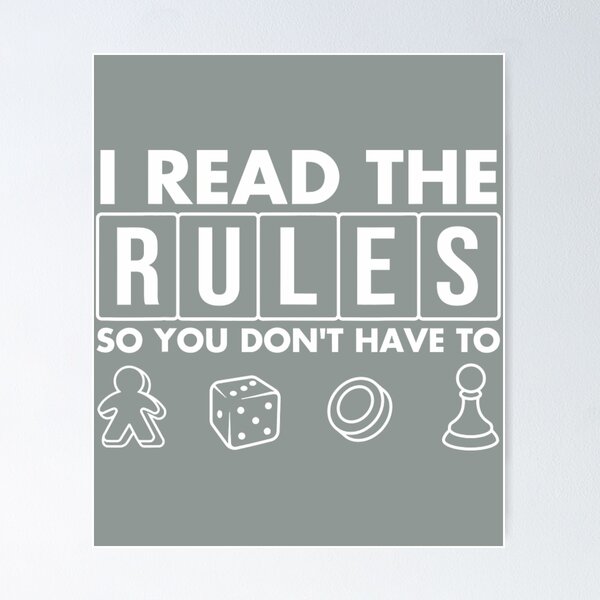Video Game Rules Poster Print - Item # VARTIARP13405 - Posterazzi