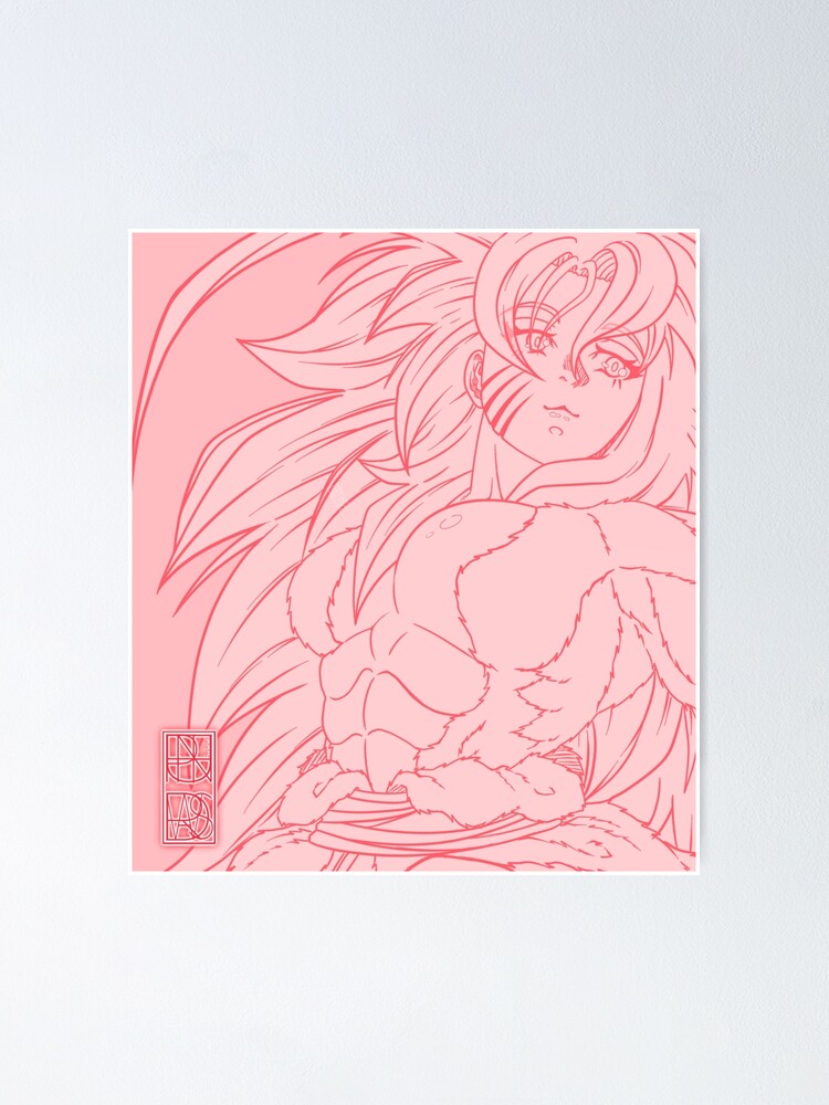 My OC Kala in her Ssj5 Form no Background Art Board Print for