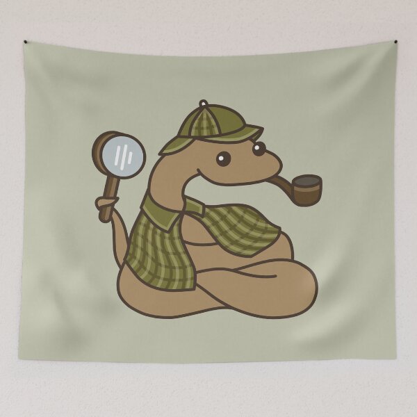 Item preview, Sherlock Snek designed and sold by CassandraDayArt.