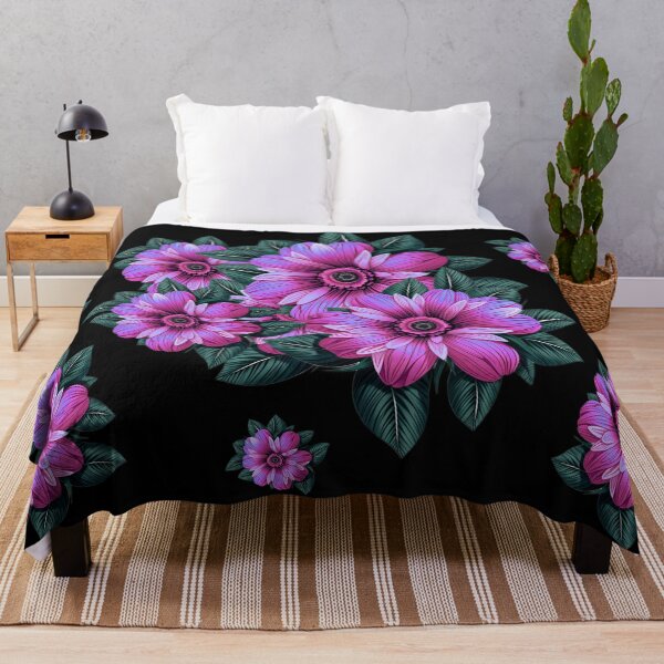 Item preview, Cute Neon Pink Hawaiian Hibiscus Flower Pattern designed and sold by IHeartArts.