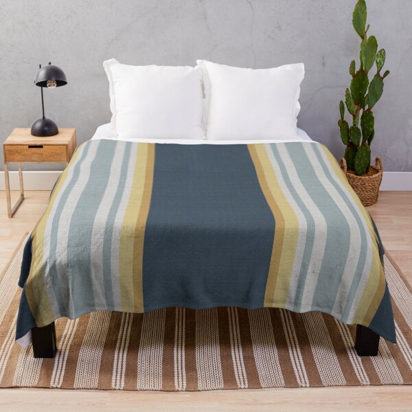 Item preview, French Blue & Yellow Stripes designed and sold by PSCSCo.