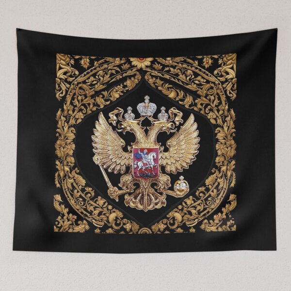 Item preview, Russian Coat of Arms tapestry art. Russian gifts. designed and sold by paulo silveira.