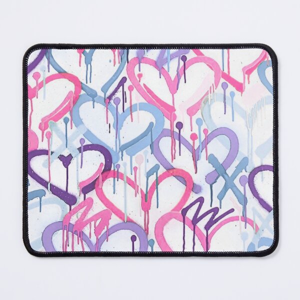 Item preview, Preppy graffiti heart collage designed and sold by niceedesigns4u.