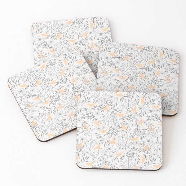 Item preview, Planning the Nest Bird Pattern Yellow designed and sold by StudioPosies.