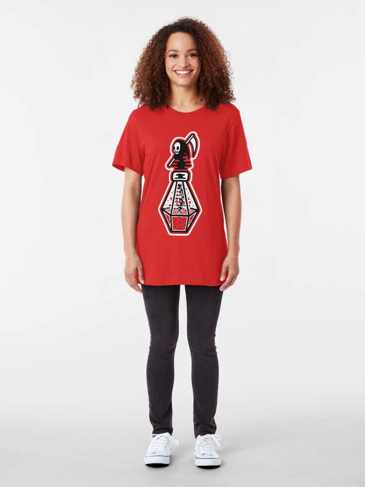Alternate view of Death Potion Slim Fit T-Shirt