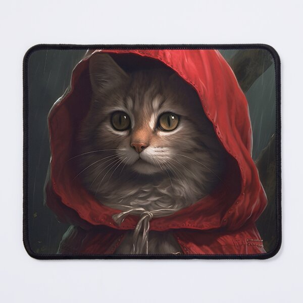 Item preview, Little Red Meowing Hood designed and sold by Justpurrs.