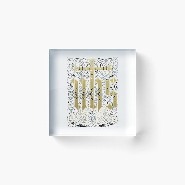 Item preview, Fancy Scrollwork Vintage IHS Christogram designed and sold by Pixelchicken.