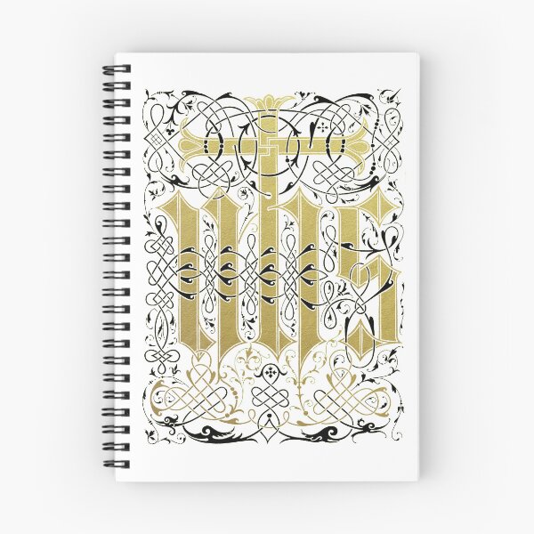 Item preview, Fancy Scrollwork Vintage IHS Christogram designed and sold by Pixelchicken.