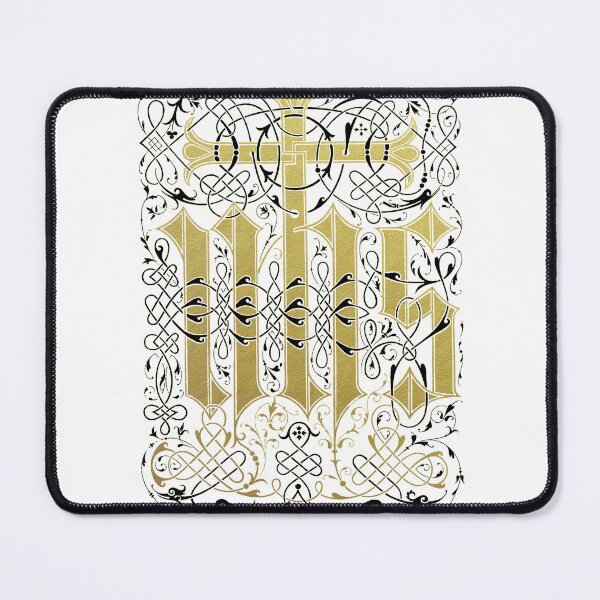 Item preview, Fancy Scrollwork Vintage IHS Christogram designed and sold by Pixelchicken.
