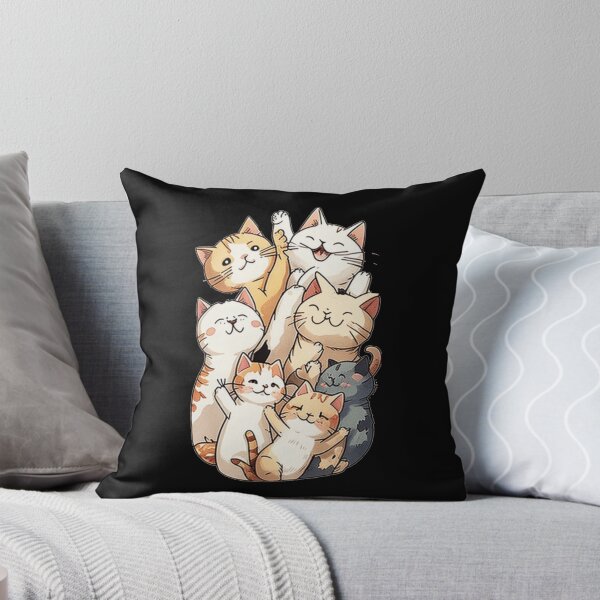 Item preview, cartoon cat group photo designed and sold by BuxomBabe21.