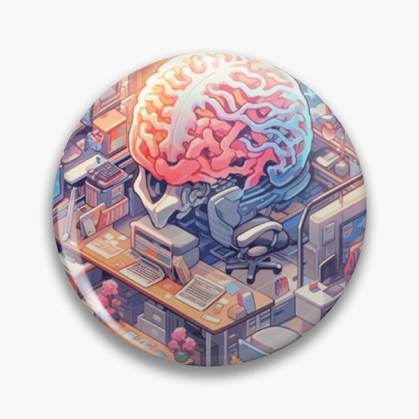 Item preview, Artistic image cutaway inside the brain designed and sold by Algaefield.