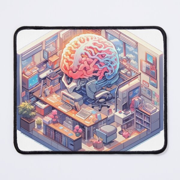 Item preview, Artistic image cutaway inside the brain designed and sold by Algaefield.