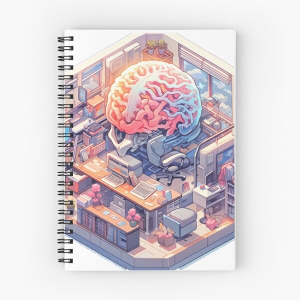 Item preview, Artistic image cutaway inside the brain designed and sold by Algaefield.