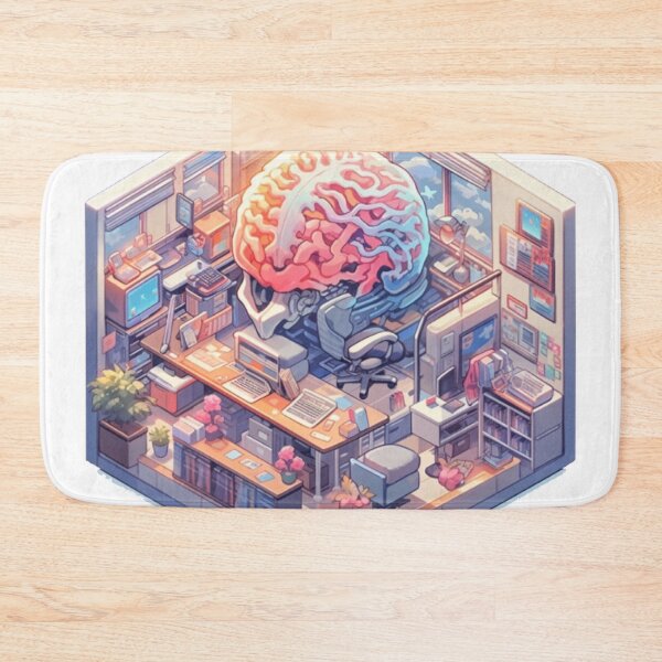 Item preview, Artistic image cutaway inside the brain designed and sold by Algaefield.