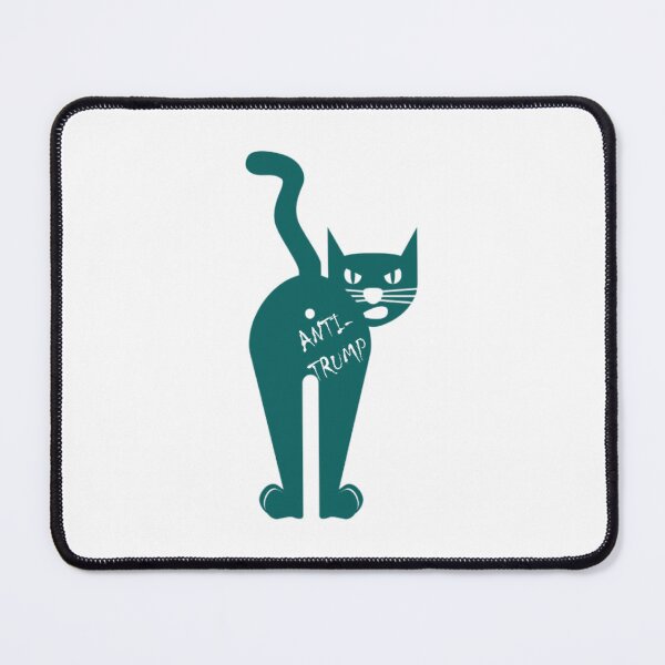 Item preview, CATS AGAINST TRUMP STICKERS, ANTI-TRIUMP designed and sold by Nyome Afrique Art & Designs .
