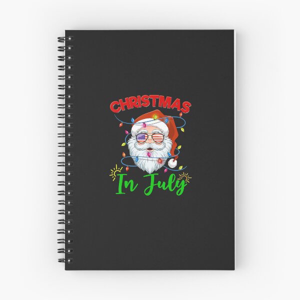 Artikelvorschau, Weihnachten im Juli, Weihnachtsmütze, Sonnenbrille, USA-Flagge, Sommer entworfen und verkauft von FayetteDastous.