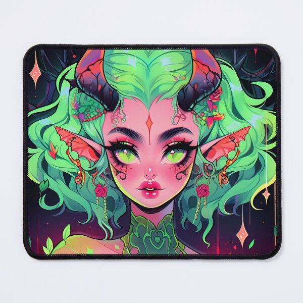 Item preview, Cute Fae Demon Anime Girl designed and sold by bubblegoth.
