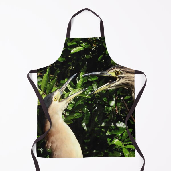 Item preview, Nankeen Knight Herons disagreeing over something designed and sold by Mark Grimsley.