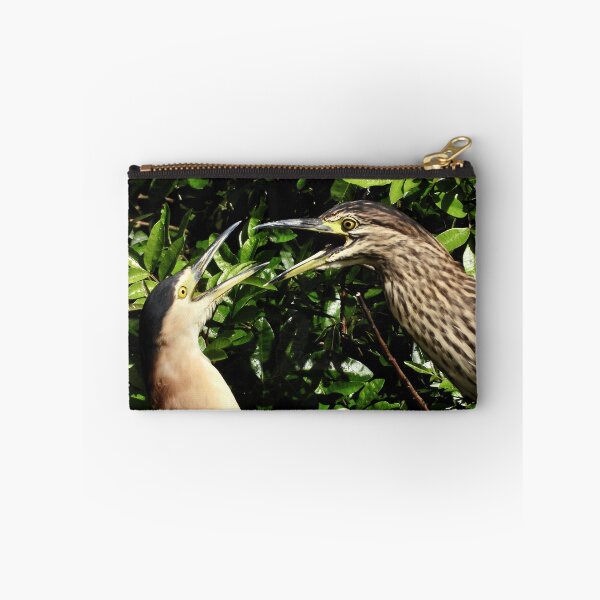 Item preview, Nankeen Knight Herons disagreeing over something designed and sold by Mark Grimsley.