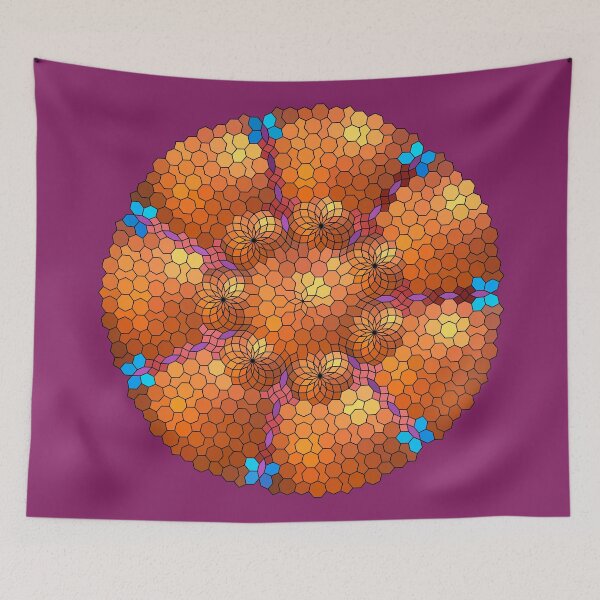 Item preview, Butterfly Heptagon Tiffany Flower designed and sold by Girih.