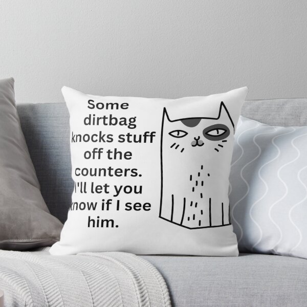 Item preview, Catatude. dirtbags knock stuff of counters designed and sold by Deborah Smith.