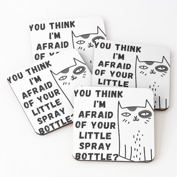 Item preview, cat a tude screw your spray bottle designed and sold by Deborah Smith.