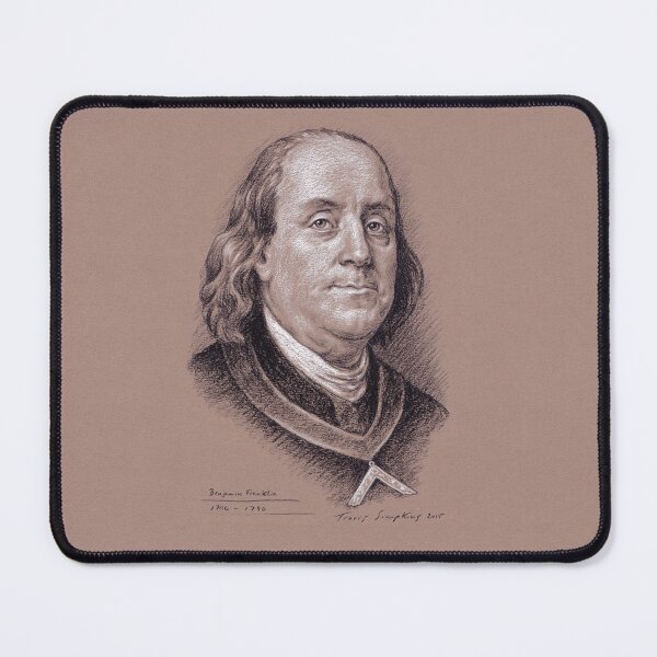 Item preview, Benjamin Franklin designed and sold by Travis Simpkins.