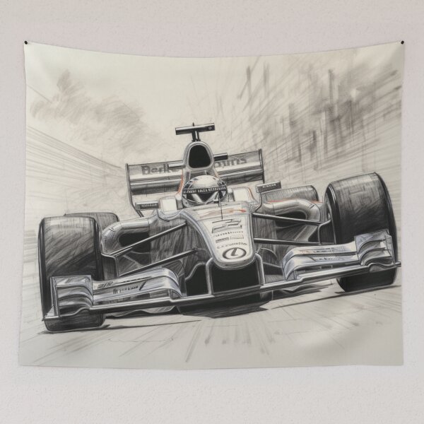 Item preview, A Formule One Race Sketch designed and sold by Sketch-Shack.