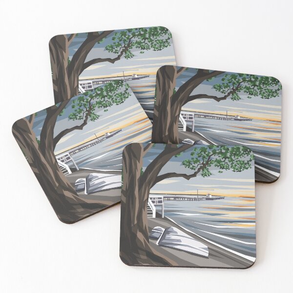 Item preview, Russell Jetty Sunset, NZ designed and sold by Ira Mitchell.