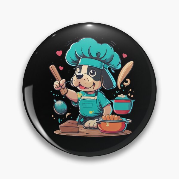Item preview, Vintage Retro Dog Cooking designed and sold by DesignFusion2.
