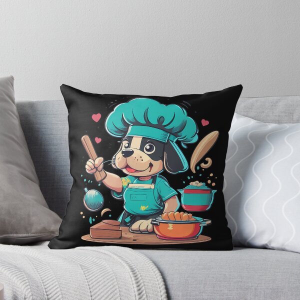 Item preview, Vintage Retro Dog Cooking designed and sold by DesignFusion2.