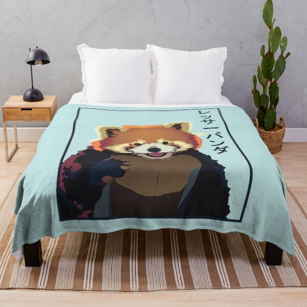 Item preview, Red Panda Japanese Text designed and sold by Cinderisk.