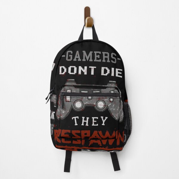 Item preview, gamers dont die they respawn (joypad) designed and sold by hayrpictures.