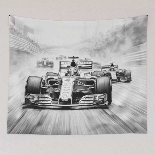 Item preview, A Formule One Race Sketch designed and sold by Sketch-Shack.