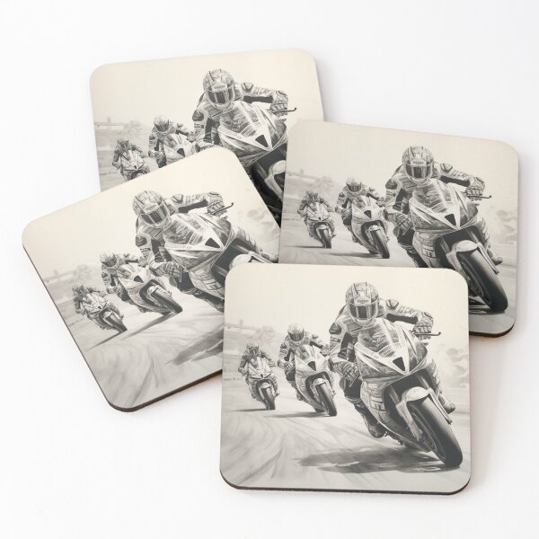 Item preview, A Superbike Race Sketch designed and sold by Sketch-Shack.