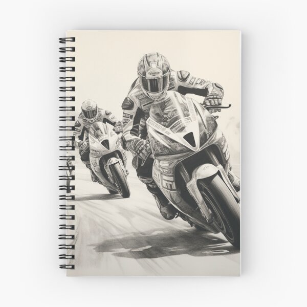 Item preview, A Superbike Race Sketch designed and sold by Sketch-Shack.
